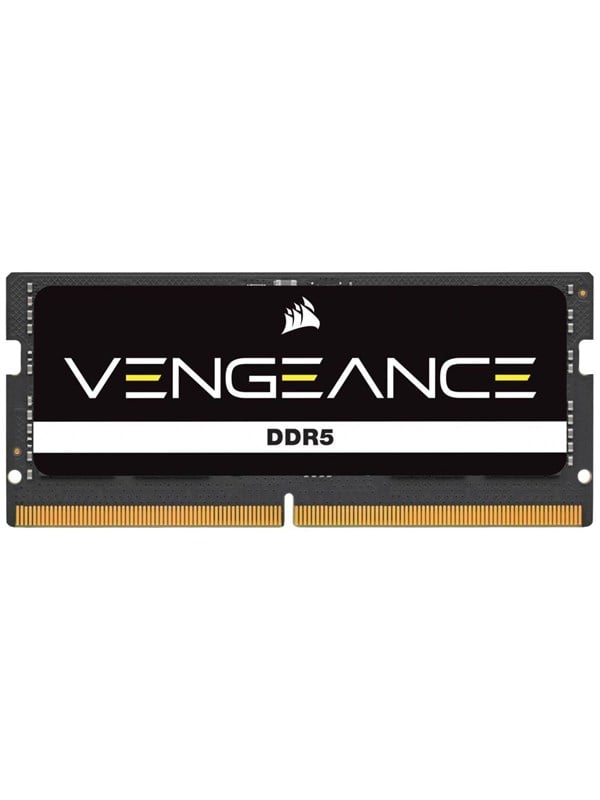 Produktfoto för Corsair Vengeance SODIMM DDR5-4800 - 16GB - CL40 - Single Channel (1 st) - Intel XMP - Svart