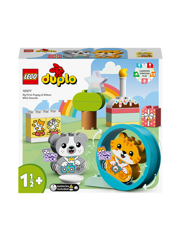 Lego Duplo 10977 Min Första Hundvalp & Kattunge Med Ljud