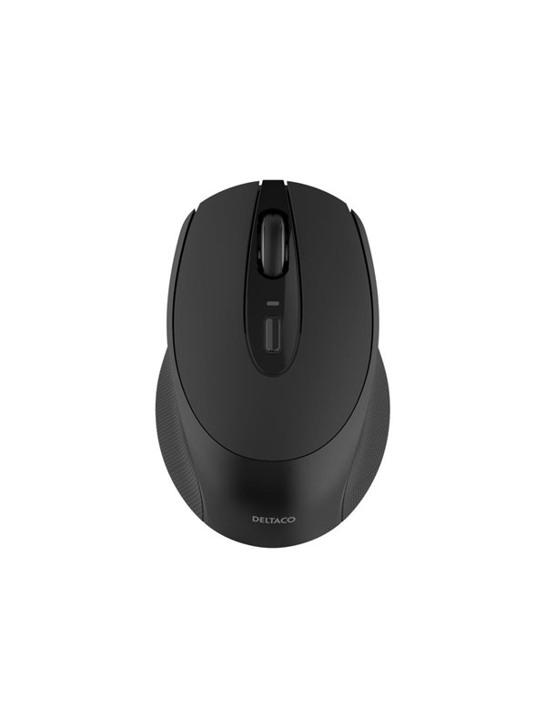 Produktfoto för Deltaco Wireless office silent mouse USB receiver - Mouse - Optic - 4 knappar - Grå