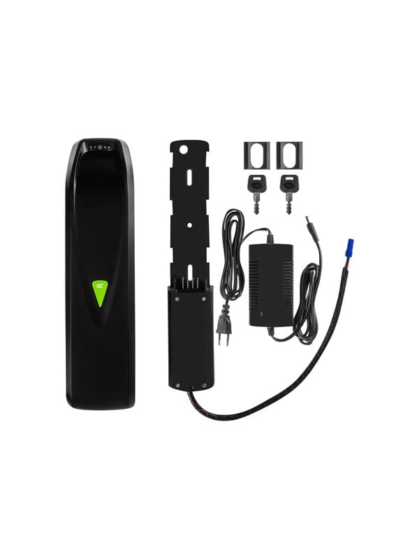 Produktfoto för Green Cell PowerMove - Batteri - 36V, down tube + växelströmsadapter - Li-Ion - 14.5 Ah - 522 Wh (EC5)
