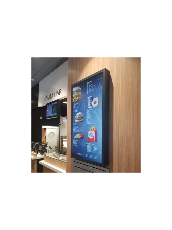 HI-ND Wall Casing EASY 32" Portrait - mounting kit - for LCD display