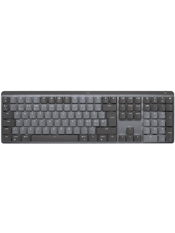 Logitech Mx Mechanical Wireless Illuminated Performance Keyboard Graphite Tactile Us Tangentbord Us International Svart
