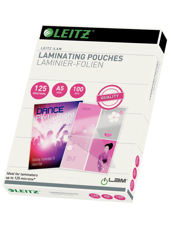 Leitz Lamineringsficka  A5 125 micron