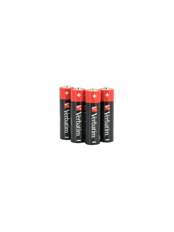 Verbatim battery - 4 x AA / LR6 - Alkaline