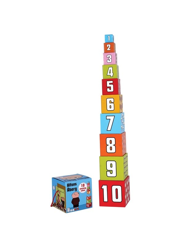 Barbo Toys Alfons Åberg Stacking Cubes 10pcs