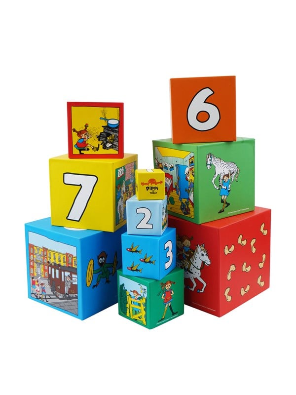 Barbo Toys Pippi Longstocking Stacking Cubes