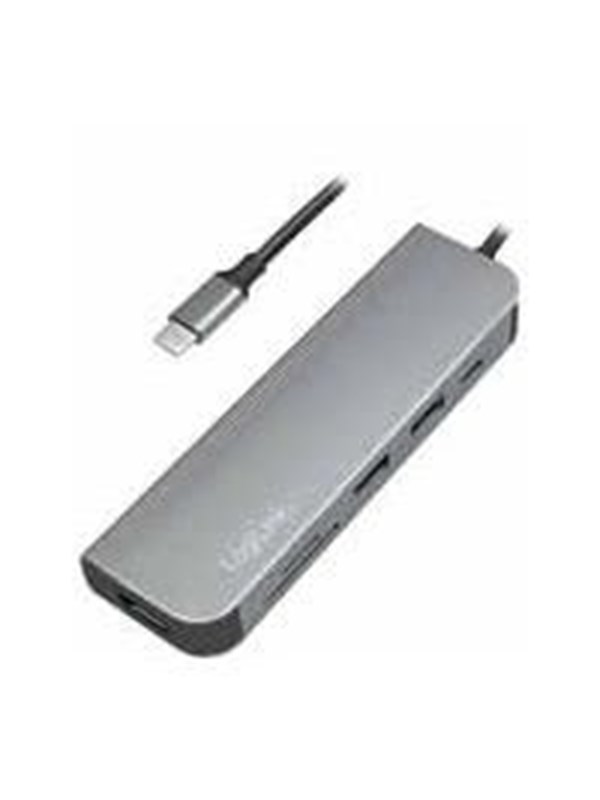 LogiLink USB 3.2 Gen 1 docking station 6-port PD with cable