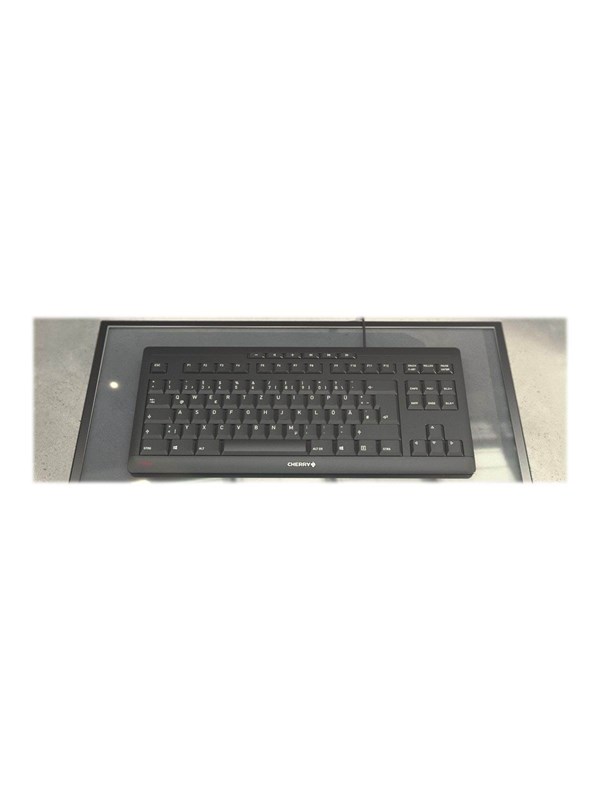 Cherry STREAM KEYBOARD TKL - Tangentbord - Belgisk - Svart