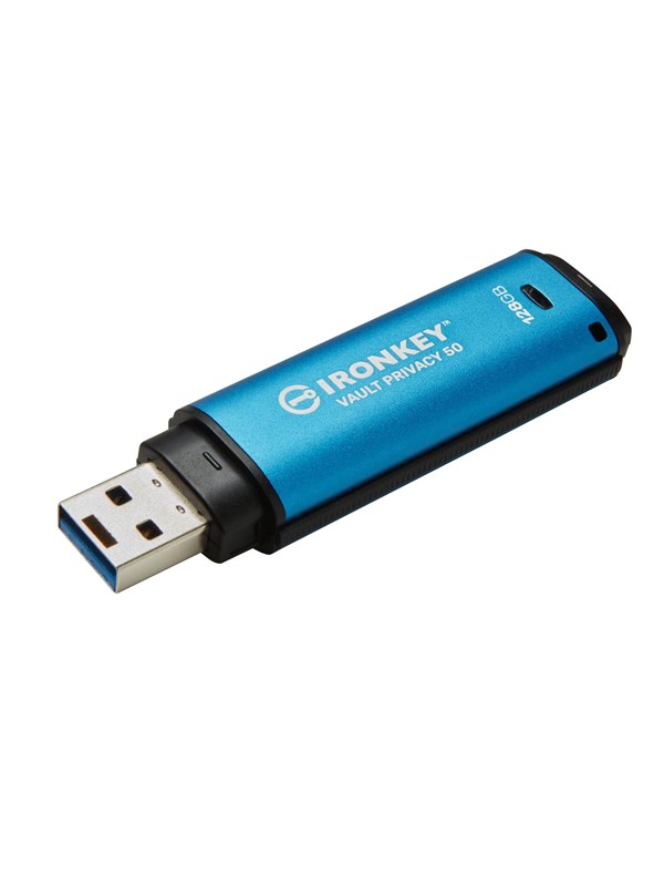 Kingston IronKey Vault Privacy 50 (USB-A 3.2) - 128GB - USB-minne