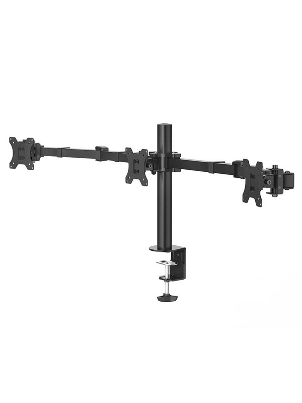 Hama Monitor Holder 3 Monitors Height Adjustable Swivel/tilt 13 " 27 "