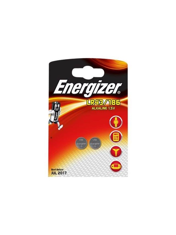 Energizer 186 battery - 2 x LR43 - Alkaline