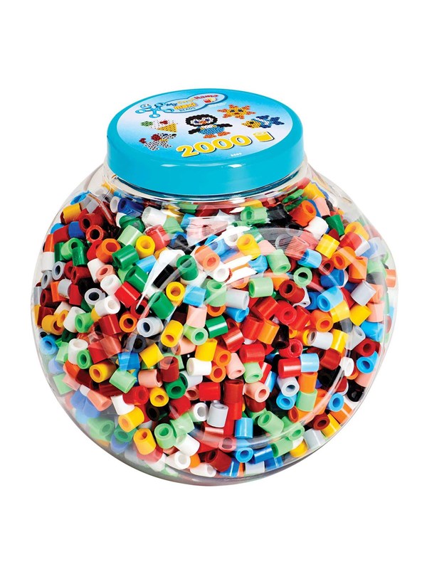 Produktfoto för Hama Iron on bead set in Pot Maxi 2000 pcs.