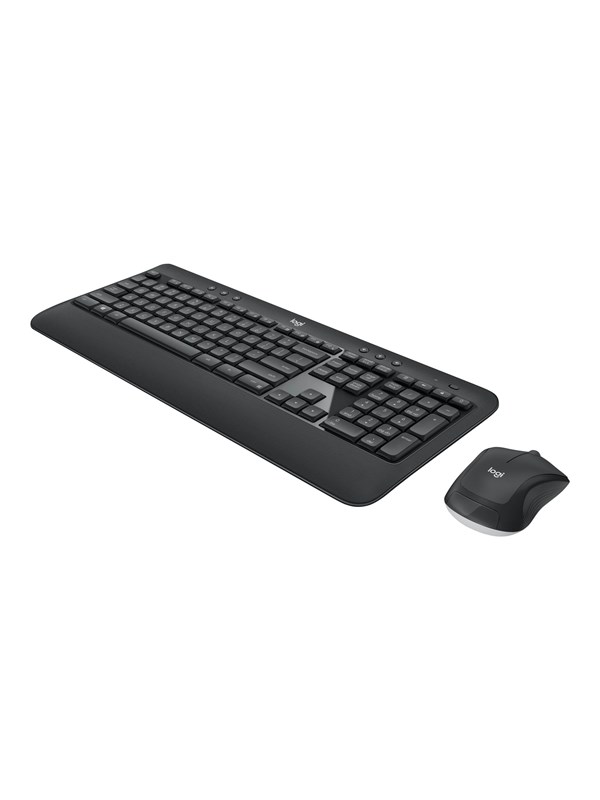 Logitech MK540 Advanced - keyboard and mouse set - QWERTY - Italian - Tastatur & Mus set - Italiensk - Svart