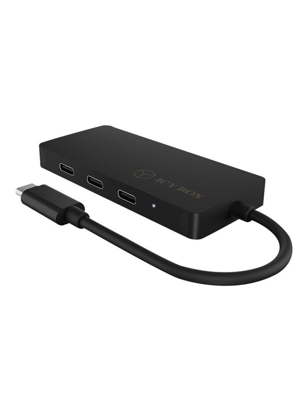 ICY BOX IB-HUB1429-CPD USB Hub - USB 3.2 - 4 porte - Svart