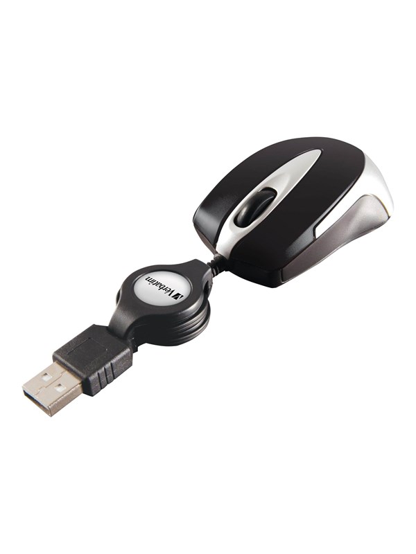 Verbatim Go Mini Travel - Mouse - Optic - Svart