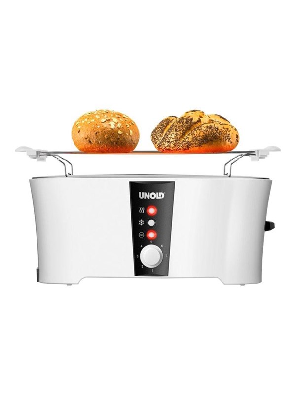 Unold Brödrost & Toaster 38020 Design Dual - toaster - white/black