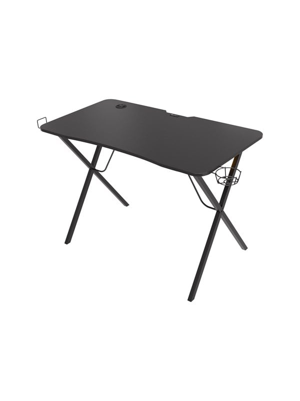 Produktfoto för Genesis Holm 200 RGB - Skrivbord - rectangular with contoured corners - svart