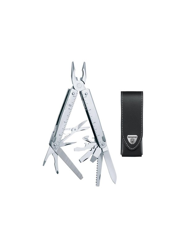 Produktfoto för Victorinox SwissTool X multifunction tool in a leather case