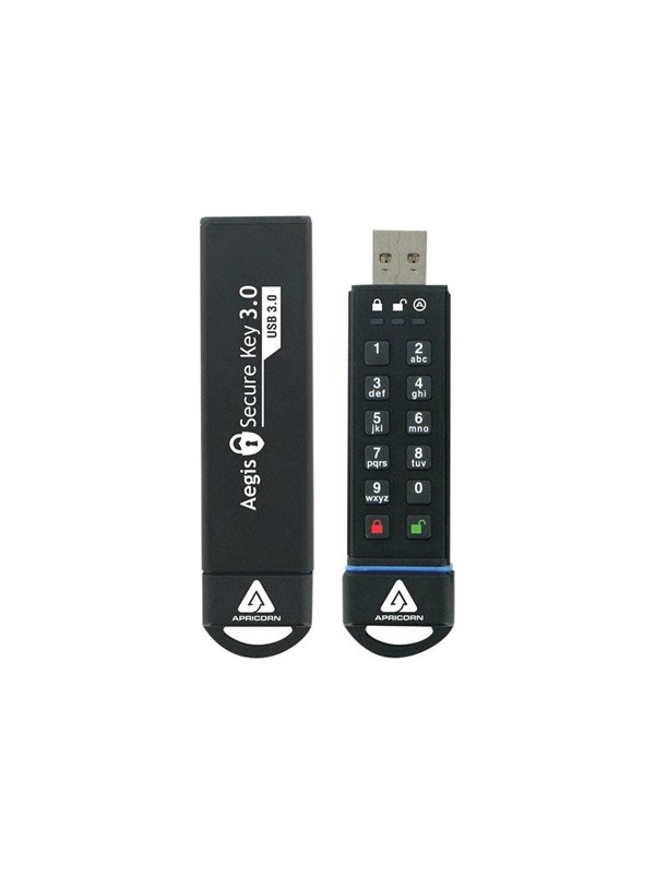 Apricorn Aegis Secure Key 3.0 - 60GB - USB-minne
