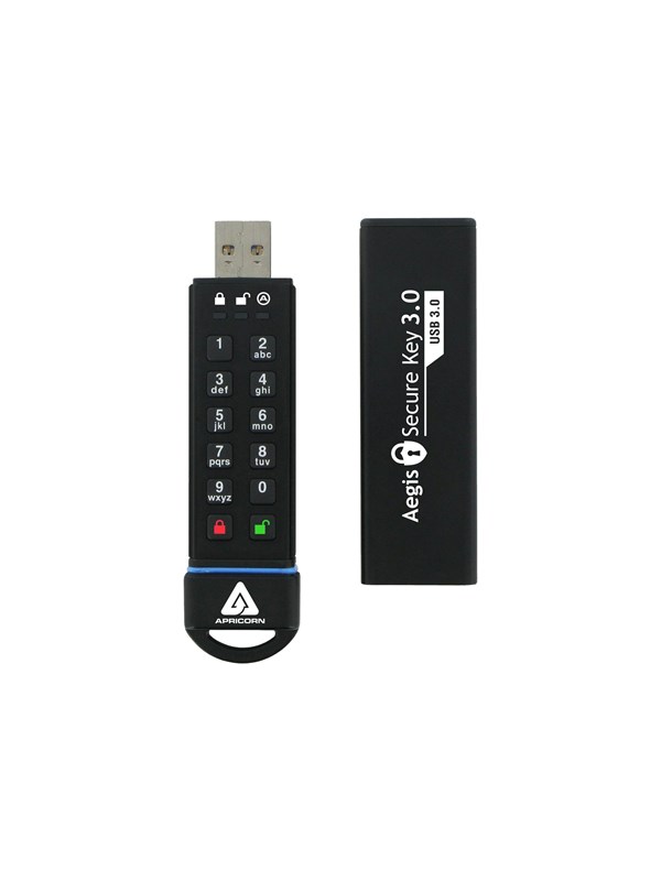 Apricorn Aegis Secure Key 3.0 - 30GB - USB-minne