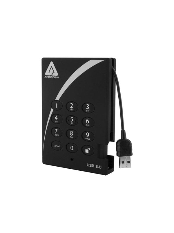 Apricorn Aegis Padlock 3.0 - Extern Hårddisk - 500GB
