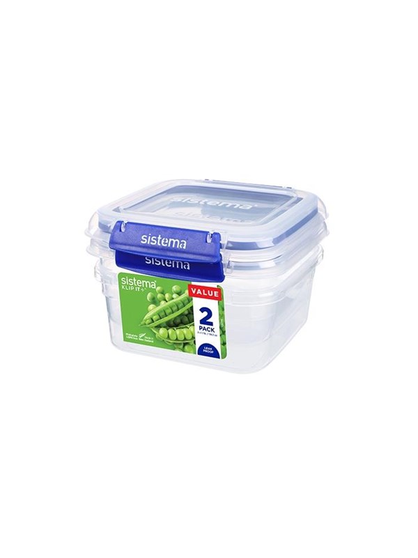 Sistema Square Klip It Plus 2Pack 1.15L
