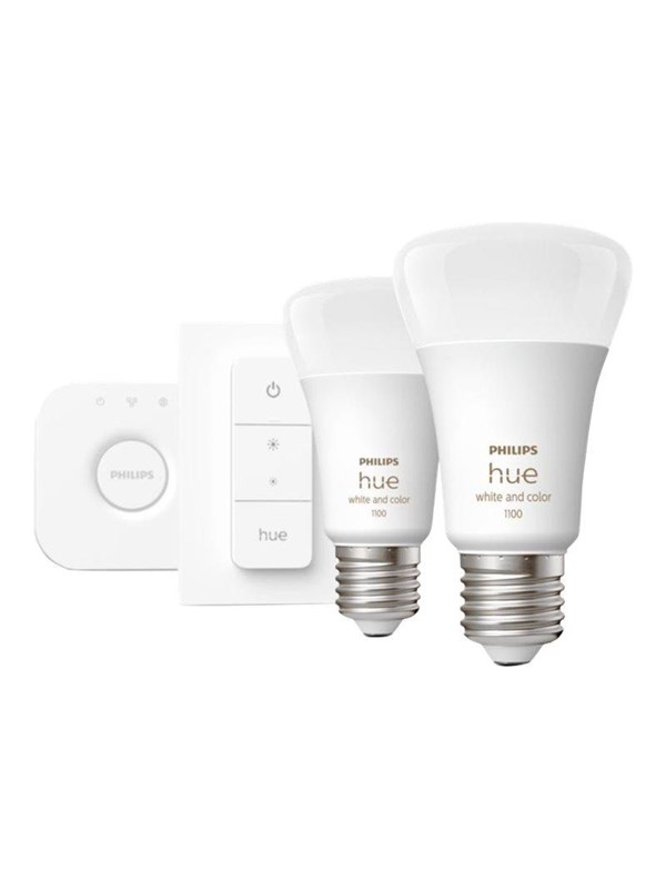 Produktfoto för Philips Hue White and Color Ambiance Starter Kit