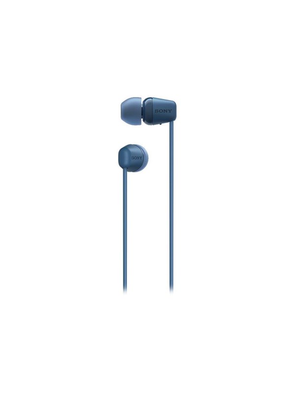 Sony Wi C100 Earphones With Mic Blue
