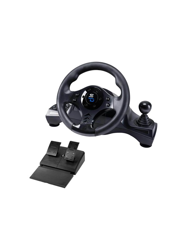 Subsonic Superdrive Gs 750 Steering Wheel Wired Steering Wheel & Pedal Set Sony Playstation 4