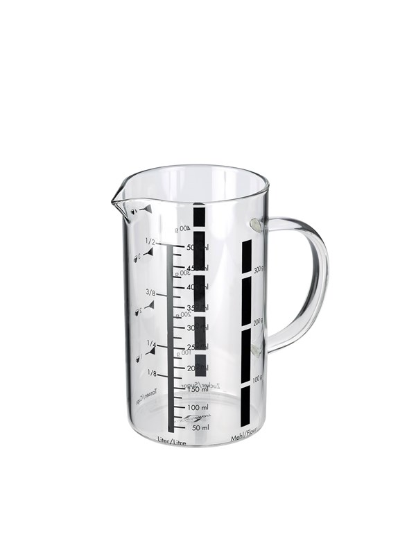 KÜCHENPROF Målebæger 0.5L glas