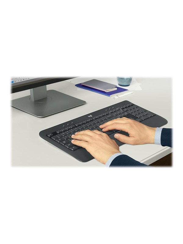 Logitech Mk540 Advanced Keyboard And Mouse Set Slovenian Dark Grey Tastatur & Mus Set Sloveniska Svart