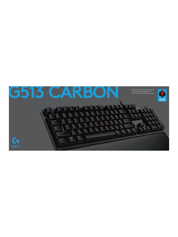 Logitech Gaming G513 Gaming Tangentbord Engelska Storbritannien Svart