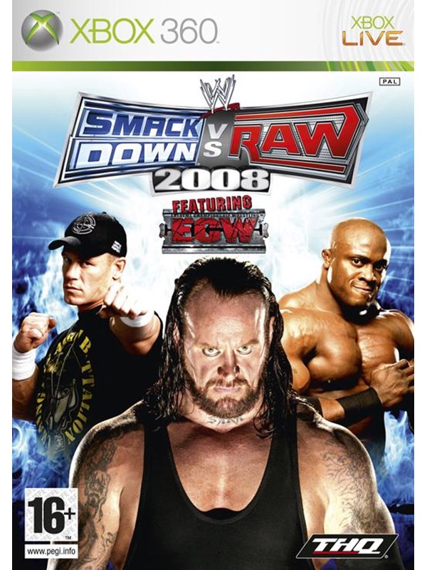 Wwe Smackdown! Vs. Raw 2008 Microsoft Xbox 360 Sport