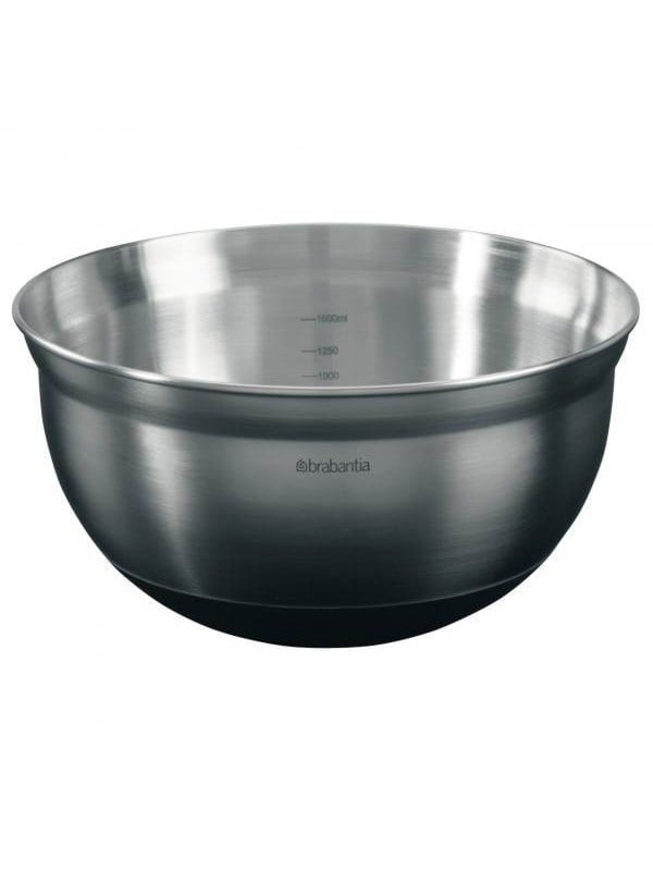 brabantia Mixing Bowl steel matt black 1.6 L