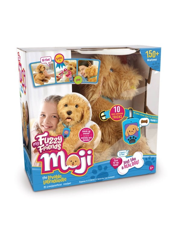 My Fuzzy Friends Moji en älskvärd interaktiv Labradoodle