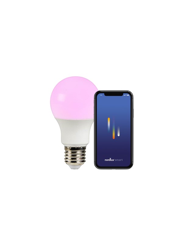 Nordlux Smart E27 Ljuskälla 2200-6500+RGB Frostet