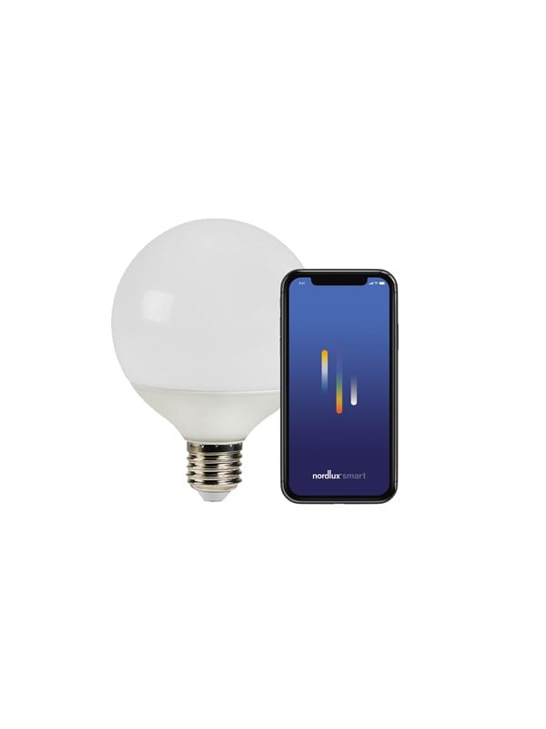 Nordlux Smart E27 Ljuskälla 9W 2200-6500+RGB Frostet - Köp för SEK 226 - Spara 20%