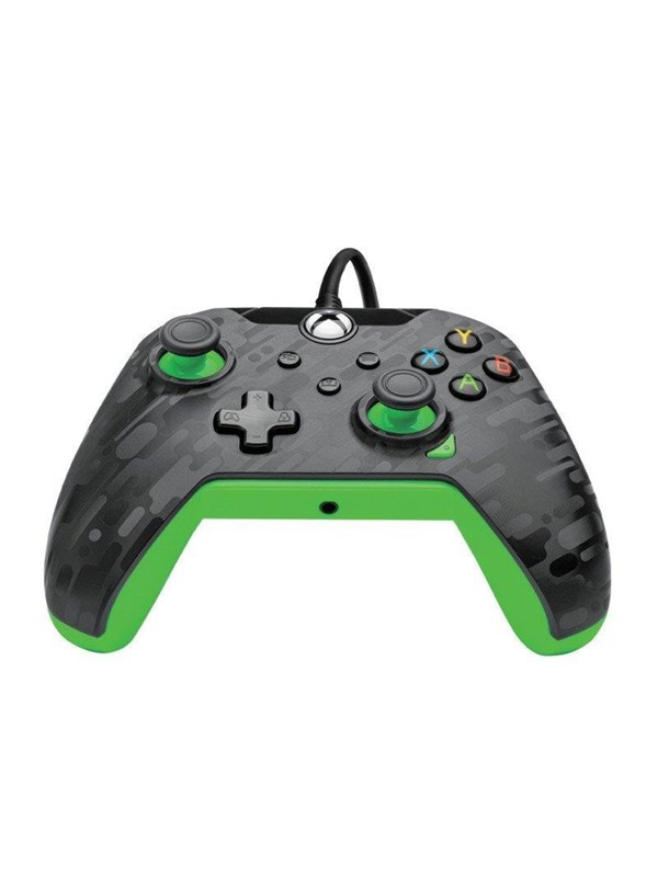Pdp Wired Controller Electric Carbon & Green Wired Controller Microsoft Xbox Series S
