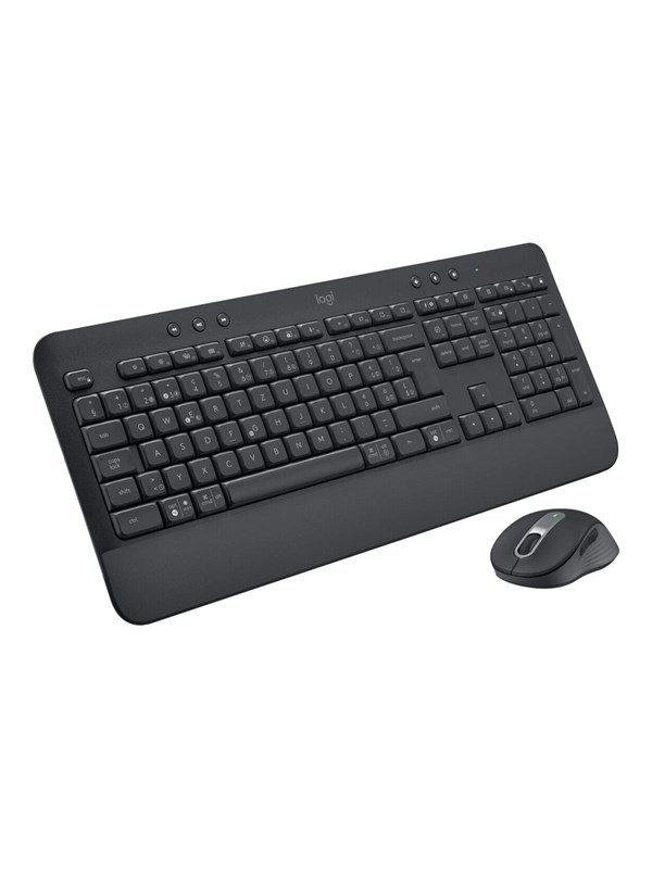 Logitech Signature Mk650 Combo For Business Nd Tastatur & Mus Set Nordisk Grå