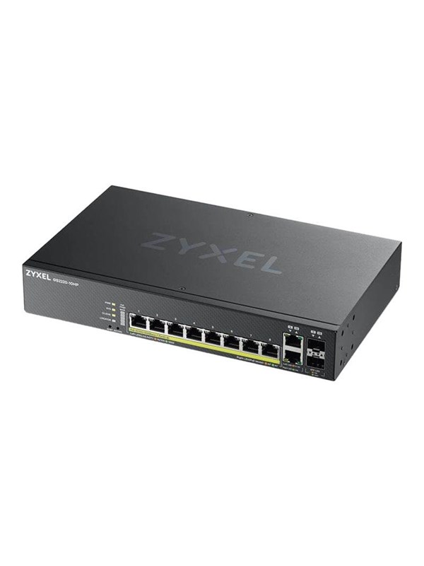 ZyXEL GS2220-10HP - switch - 8 ports - Managed - rack-mountable