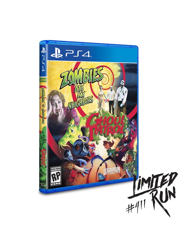 Zombies Ate My Neighbors &amp; Ghoul Patrol Limited Run #414 Sony Playstation 4 Äventyr