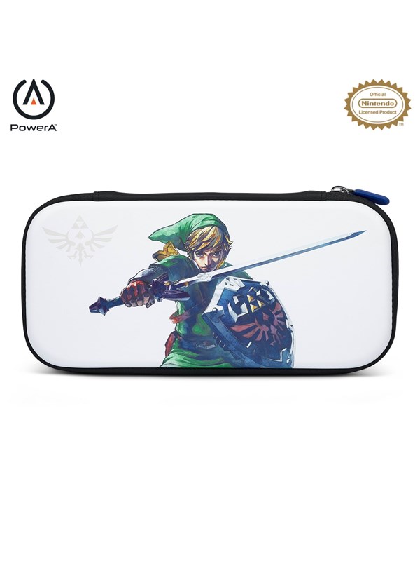 PowerA Tunt skyddsfodral för Nintendo Switch OLED-modell, Nintendo Switch eller Nintendo Switch Lite - Master Sword Defense - Miscellaneous Bag - Nintendo Switch