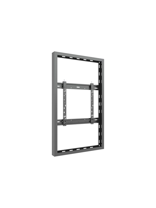 Multibrackets M Pro Series - enclosure - for LCD display - medium - black - Max 25 kg - recommended for 50"