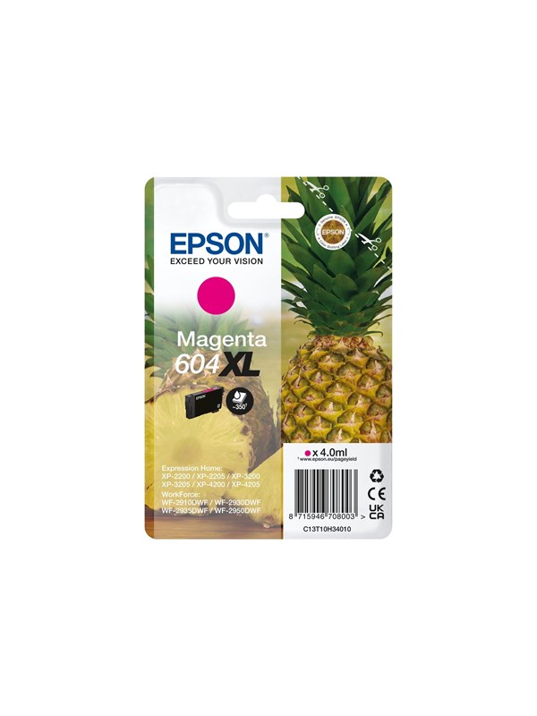 Epson 604XL - XL - magenta - original - ink cartridge