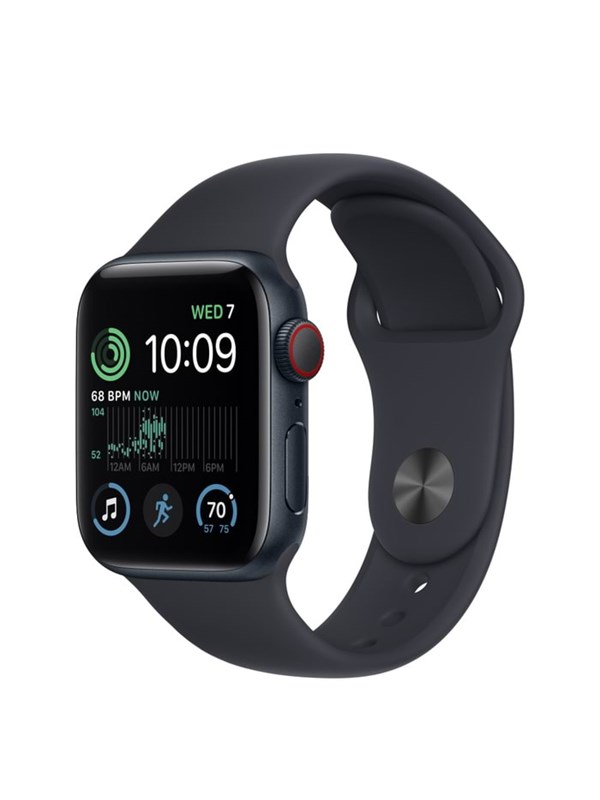 Apple Watch SE (2022) GPS + Cellular 40mm Midnight Aluminium Case with Midnight Sport Band