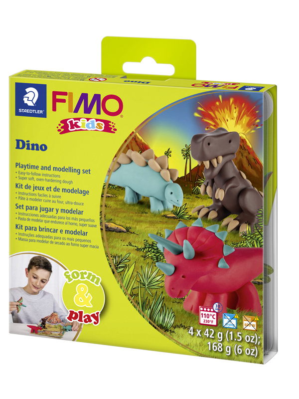 Staedtler Set Mod. clay FIMO kids F&amp;P Dino
