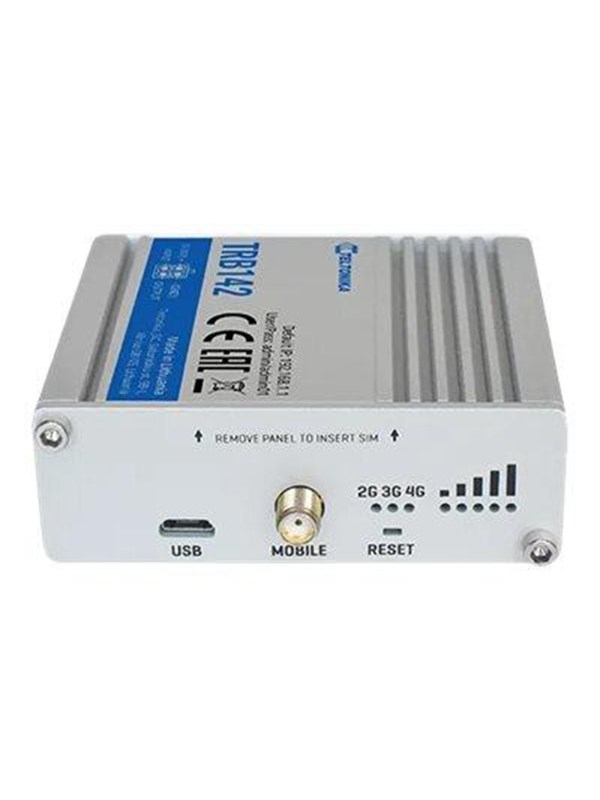 Teltonika TRB142 Industrial Rugged LTE RS232 Gateway (TRB142003000 / Standard package with EU PSU)