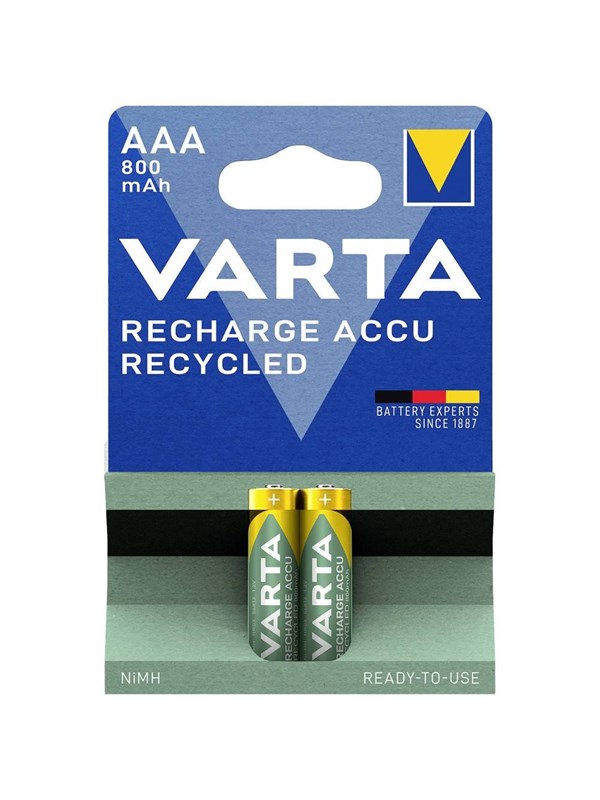 VARTA Recharge Accu Recycled 56813 battery - 2 x AAA - NiMH