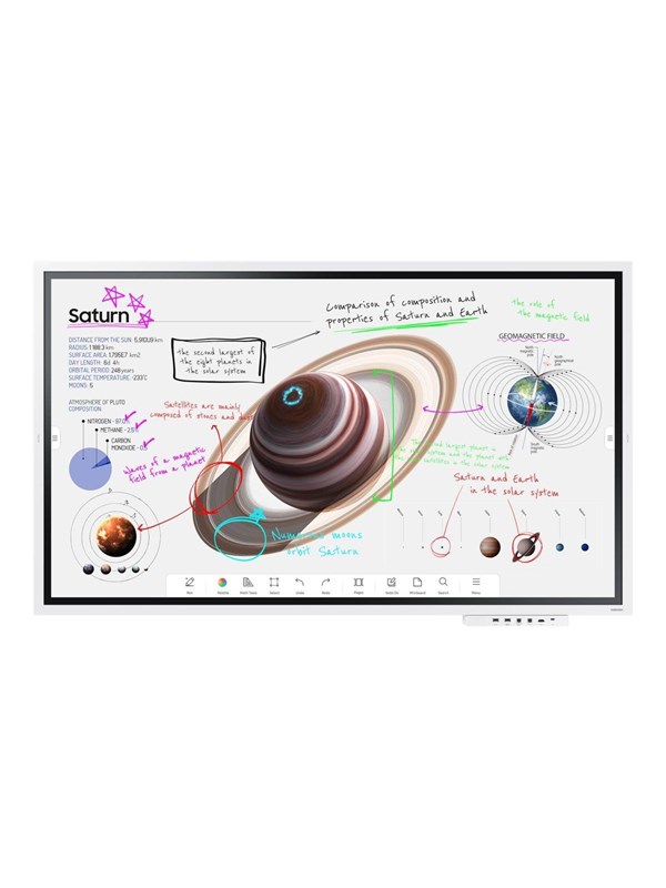 Samsung Flip Pro WM65B - 65" Touchscreen - Multi-touch - VA-panel - 12/7 - 4K