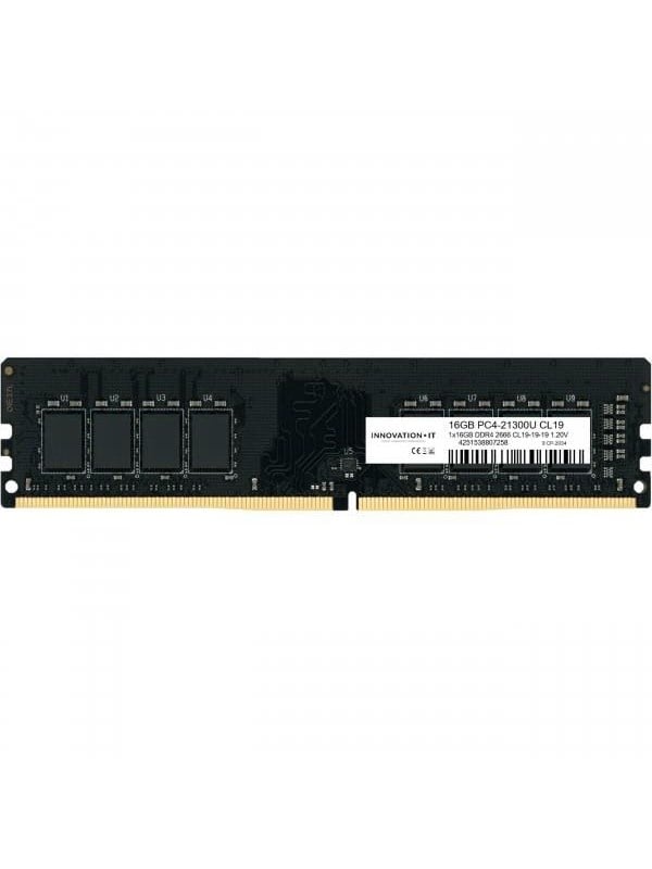 Innovation IT DDR4-3200 - 16GB - CL22 - Single Channel (1 pcs) - Svart